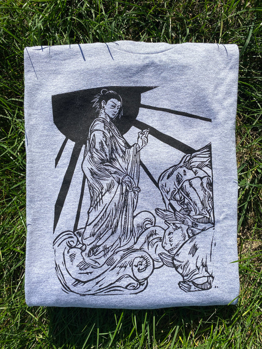 Curse Linoleum Printed T-Shirt