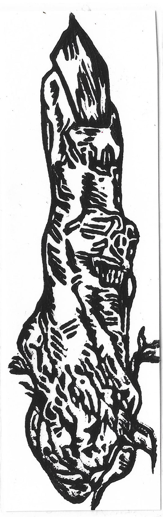 Bookmark Linoleum Print