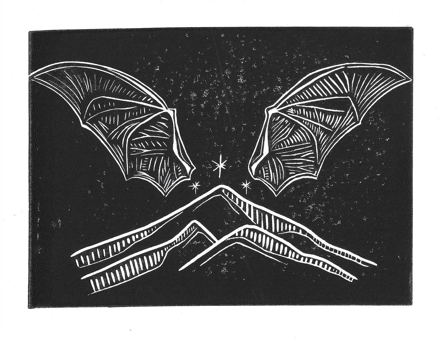 Night Court Wings Print