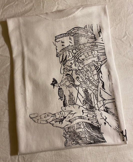 Tower of Pain Linoleum Printed T-shirt