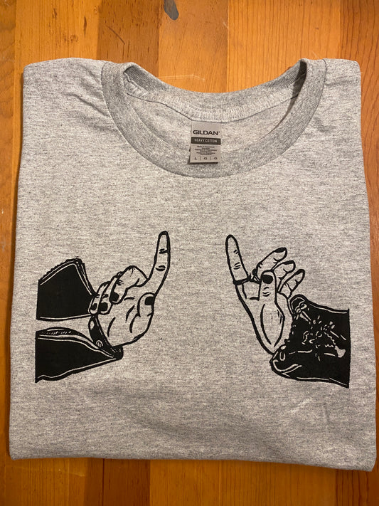 Eddie Hands Linoleum Printed T-shirt