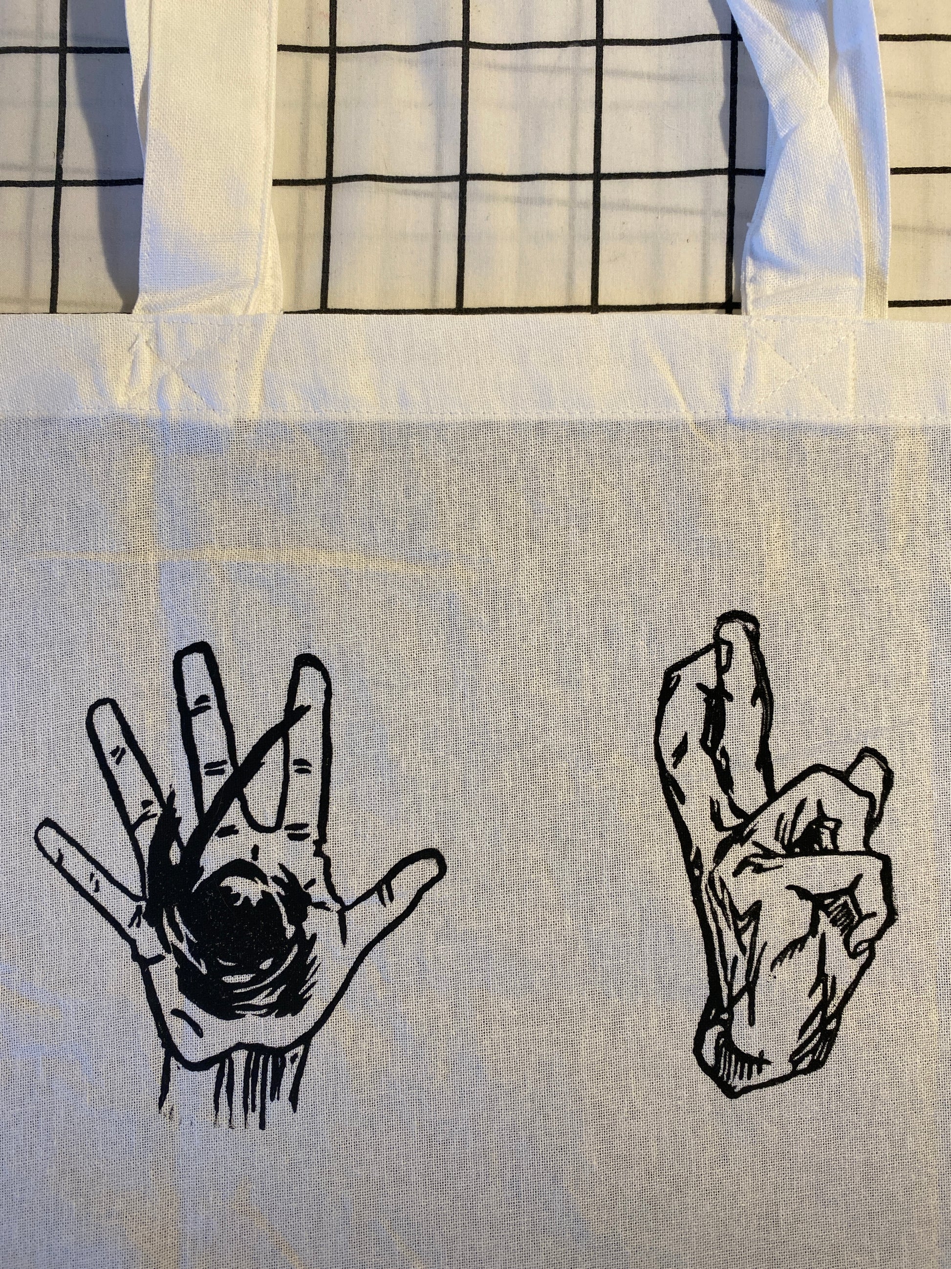 Language print tote bag | Balenciaga 