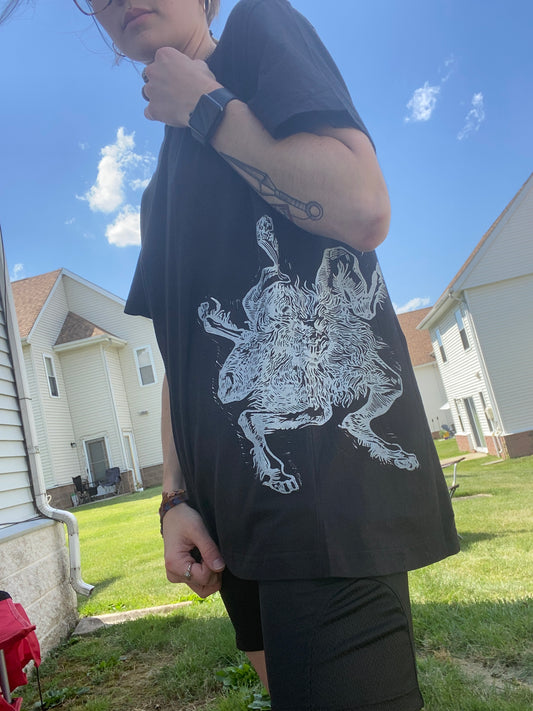 Heaven and Hell Linoleum Printed T-shirt